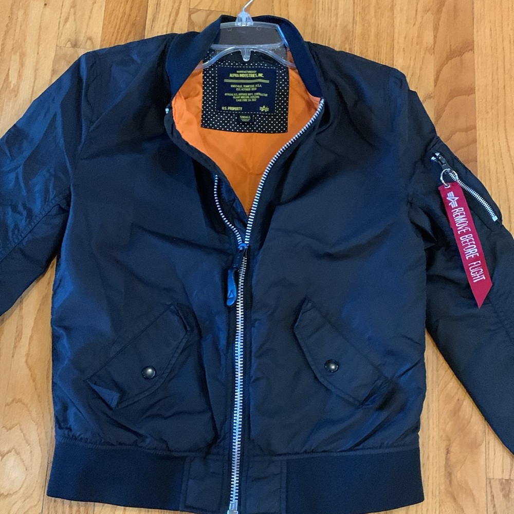 Alpha Industries Bomber with arm tag